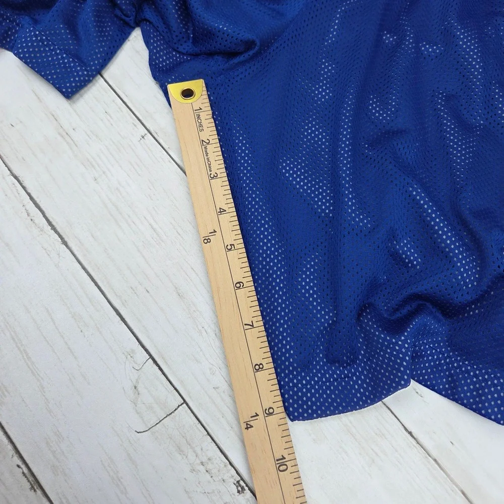 Adidas Basketball‎ Mesh Shorts Mens 2XL Royal Blue S92097 Striped Athletic Gym